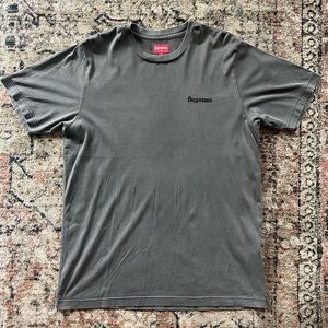 Supreme Overdyed Black T-shirt